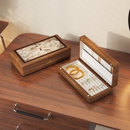 Jewellery Box Solid Wood Exquisite Vintage Accessories Jewellery Organiser Ornament Portable High-En