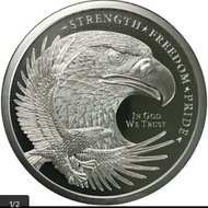 medali perak GSM silver eagle - 1 oz silver medal