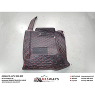 Toyota Vios Car Mat - Black & Red