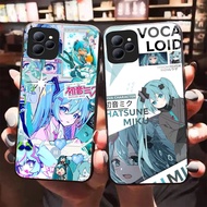 HK-44 Rock Hatsune Miku Glass Casing for Infinix Smart Hot Note 50 40Pro 7 50Pro 40i 50i 30i 10 6 In