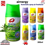 Airnergy Automatic Air Freshener Spray Refill 180g for lemongrass and 300ml for other flavours