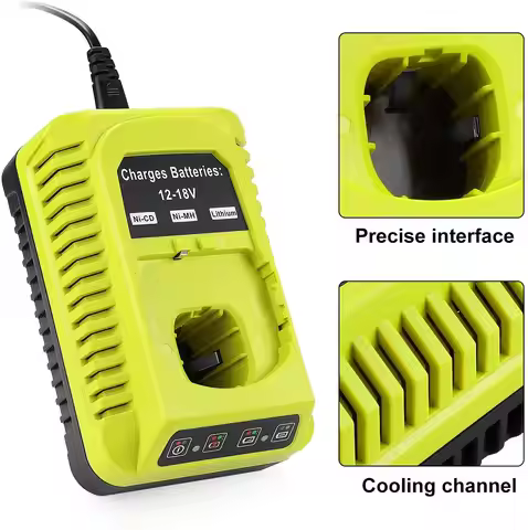 P117 Charger For Ryobi 12V 14.4V 18V Li-ion Ni-CD Ni-Mh Battery P100 P102 P103 P105 P107 P108 140067