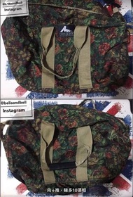 【$2280】GREGORY AUTHENTIC USA Duffle S - Yellow Tapestry GREGORY皇牌袋 經典綠花大袋 尺碼: S   48 X 28 X 17 容量: 3