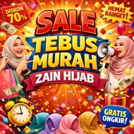 HIJAB tebus tudung bawal bawal selapis