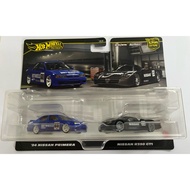Hotwheels Twin Pack 94 Nissan Primera & Nissan R390 GT1
