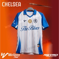 CLUB SERIES! CHELSEA AWAY CLUB THE BLUES RETRO JERSEY SUPPORTER JERSEY/ VINTAGE JERSEY/ CLASSIC OLD 