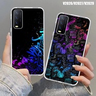 Vivo V2026/V2027/V2029 (GRF) Case - Cover - Silicone hp - Softcase - Hologram Case - Watery - Casing