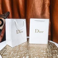Dior Paper Bag Holds Small Branded Jewelry Perfume Boxes