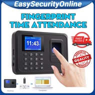 Fingerprint Time Attendance Digital Finger Print Punch Card Machine USB Port Report
