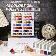 ❤  AS® UV/LED Gel Full Set 48 colors Nail Polish Long Lasting Nail Gel AS Gel Color Nail Polish AS方瓶一瓶一色48色系列甲油胶美甲.