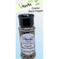 [VHerbs] Coarse Black Pepper/Kasar Lada Hitam-40gm Natural Spice and Herbs