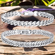 hhh34ertoy> Cuban Link Chain Stainless Steel/Gold/ Plated Bracelet For Men Women 7/8mm Width, 7.4/8.