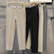 Causal Long Pants Breathable Men Pants Korean Style Men Trousers Fashion Ankle Pants 3 Colors