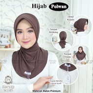 Faeyza_Scraft - Policewomen's Service Hijab with Neck Strap | Instant Service Hijab | Premium Materi