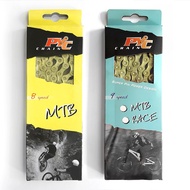 Pyc 8 Speed / 9 Speed Bicycle Chain (gold)