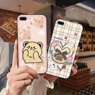Cartoon Plush Phone Case For iPhone 7Plus/8Plus/ip7Plus/ip8Plus Waterproof Silicone Fashion Design P