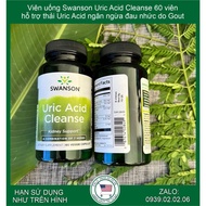 Swanson Uric Acid Cleanse 60 tablets support Uric Acid detoxification to prevent pain Caused By Gout