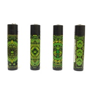 Clipper Lighter with Azteca Leaves Design 1 Pcs