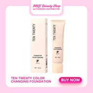 TEN TWENTY COLOR CHANGING FOUNDATION SPF 30 | Color-matching Lightweight Flawless Natural Matte