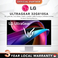 LG UltraGear 32G810SA | 32" UHD 4K | 1ms (GtG) | 144Hz | webOS | AMD FreeSync | NVIDIA G-SYNC | AI S