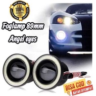 MODIFICATION - 89 Mm Angel Eyes Led Cob White Or biru 89 mm Angel Eyes FOGLAMP/
