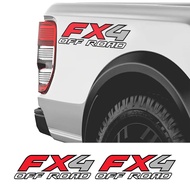 2PC FX4 Off Road Car Sticker For Ford Ranger Raptor F150 Mitsubishi L200 Isuzu Dma Nissan NAVARA Toy