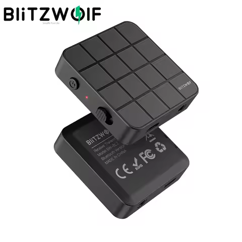BlitzWolf BW-BL2 Wireless bluetooth5.0 Receiver Transmitter 2 in 1 Mini Portable 3.5mm Aux bluetooth