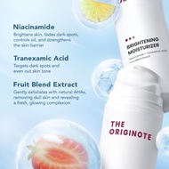 The Originote Niacinamide Brightening Moisturizer, Sunscreen, Serum and Cleanser – Brightens and Eve