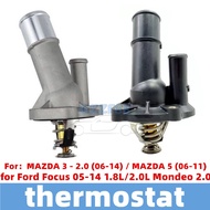Aluminium Thermostat Engine Cooling System Housing Thermostat  For Ford Focus 05-14 1.8L/2.0L Mondeo