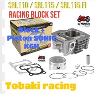 TOBAKI SRL110/SRL115/SRL115 FI/ BLOCK SET SRL110/SRL115/SRL115 FI TOBAKI RACING BLOCK + KGH SONIC PI