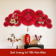 LUXURY DECORATIVE VIP27 FLOWER FAN SET CNY - WALL MOUNT NTXVIP01