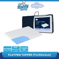 Comfy Baby Purotex Cooling Memory Foam Topper Mattress (71 x 104 x 3cm)