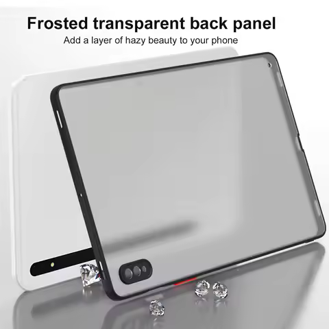 For Samsung Tab A8 A7 S6LITE S7 S8 T870 A7lite Panel case Transparent X800 X700 X200 P610 P615 T500 