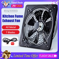 COD 7 Fan blades Exhaust Fan 10/12/14/16 inch all-metal ventilation fan High power and strong suction Kitchen fume Air changing fan