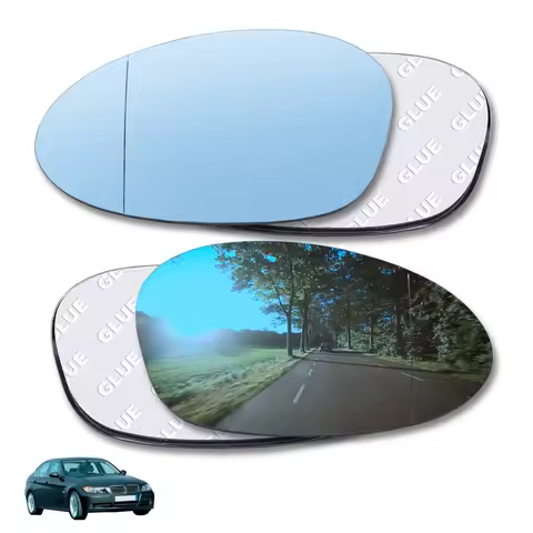 Car Rearview Wing Mirror Glass Wide Angle For BMW E90 E92 E91 E93 For E82 E88 E86 E85 Z4 320i 328i 3