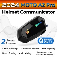 id221 MOTO A2 PRO Bluetooth Helmet Headset (A2 Plus Upgrade)