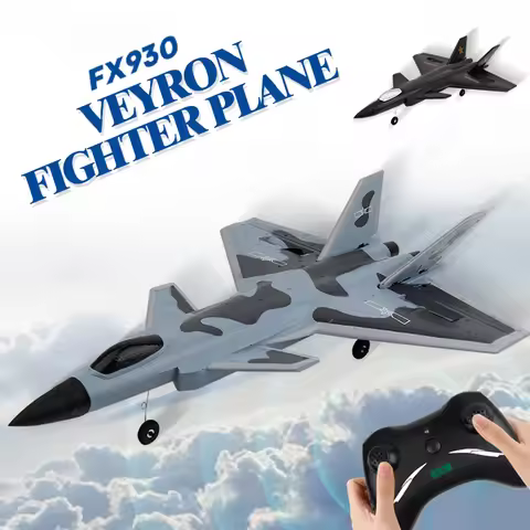 FX930 EPP Foam Remote Control 2.4G Glider Fixed Wing Model RC Aircraft J20 Veyron Fighter Rc Planes 