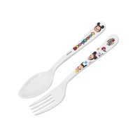 Children's Spoon And Fork 6.25 Inches Melamine And T-Zoom Zoom One Pattern 1 Pair