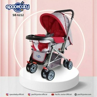 stroller space baby sb6212 size xl 3 posisi - merah