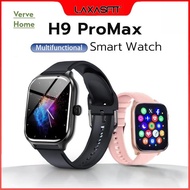 LAXASFIT Jam Tangan Pintar Baharu H9 Jam Tangan Sukan 2.01 Inci Skrin Sentuh HD Terima_Dail Panggila