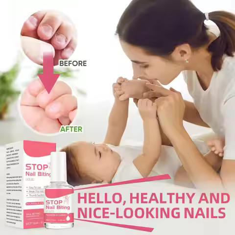 Liquid To Stop Nail Biting 0.5fl Oz/15ml Anti Bite Nail Polishs Anti Nail Biting For Kids Care For A