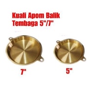 (HC) 5inci & 7 inci Kuali Apam Balik Tembaga/ 7 inches Copper Pancake Mould/ Piring Apam Balik / Kua