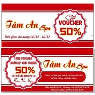 Gift voucher cards for spa.., print content on request, combo of 100 cards