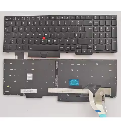 UK/BR Keyboard for ThinkPad E580 E585 E590 E595 L580 L590 T590 P52 P72 R590 P51S T580S E590 P52 T15 