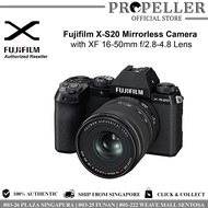 FUJIFILM X-S20 Mirrorless Camera, Black