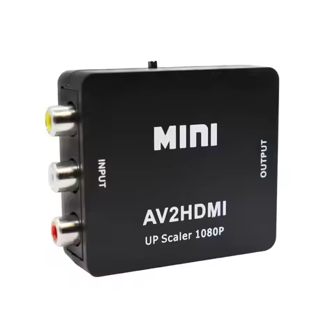 HD 1080P RCA AV To HDMI-compatible Composite Adapter Converter AV2HDMI Audio Video Cable CVBS AV Ada