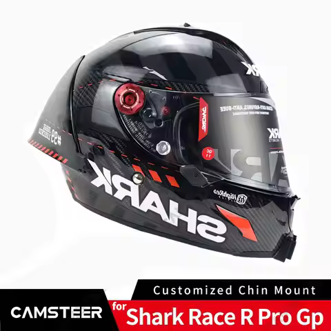 For Shark Race R Pro GP Custom Aluminlum Helmet Chin Mount for GoPro Hero13 12 11 Insta360 X4 X3 Ace