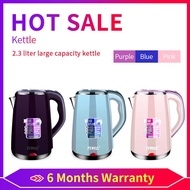 Kettle/Jug/Jug kettle/electric jug kettle(2.3L) Double Stainless Steel electric jug Stainless Steel Electric Automatic Cut Off Jug Kettle 2.3L