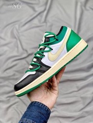 Jordan 1 Low 黑/神秘綠 36-45