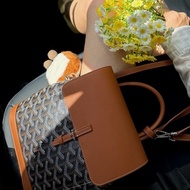 ✨Goyard｜Alpin mini焦糖色老花迷你雙肩包｜99新